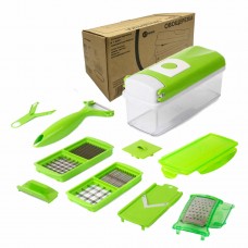 Nicer Dicer Овощерезка/ Многофункциональный набор 10 предметов; терка; овощечистка с емкостью; овощерезка Найсер Дайсер