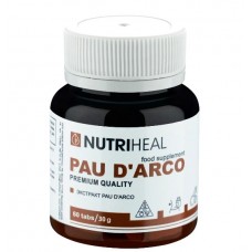 Nutriheal. "Pau D'Arco (Пау Д'Арко) - Экстракт из внутреннего слоя коры муравьиного дерева" 100% Органический. Антипаразитарное и антигрибковое действие. ЖКТ. Иммунитет. 60 табл. по 500 мг	