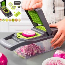 Универсальная и Многофункциональная Овощерезка 11 в 1 ИзмельчительVIGGIE SLICER Терка комплект Контейнер Ситечко и нож для Очистки овощей